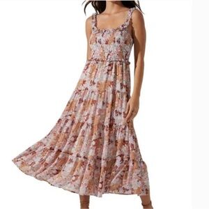ASTR Multicolor Floral Maxi Dress